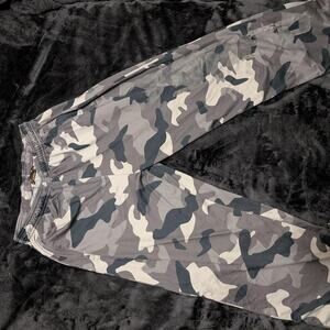 Gasp Grey  camo sweatpants size xl mesh pants
